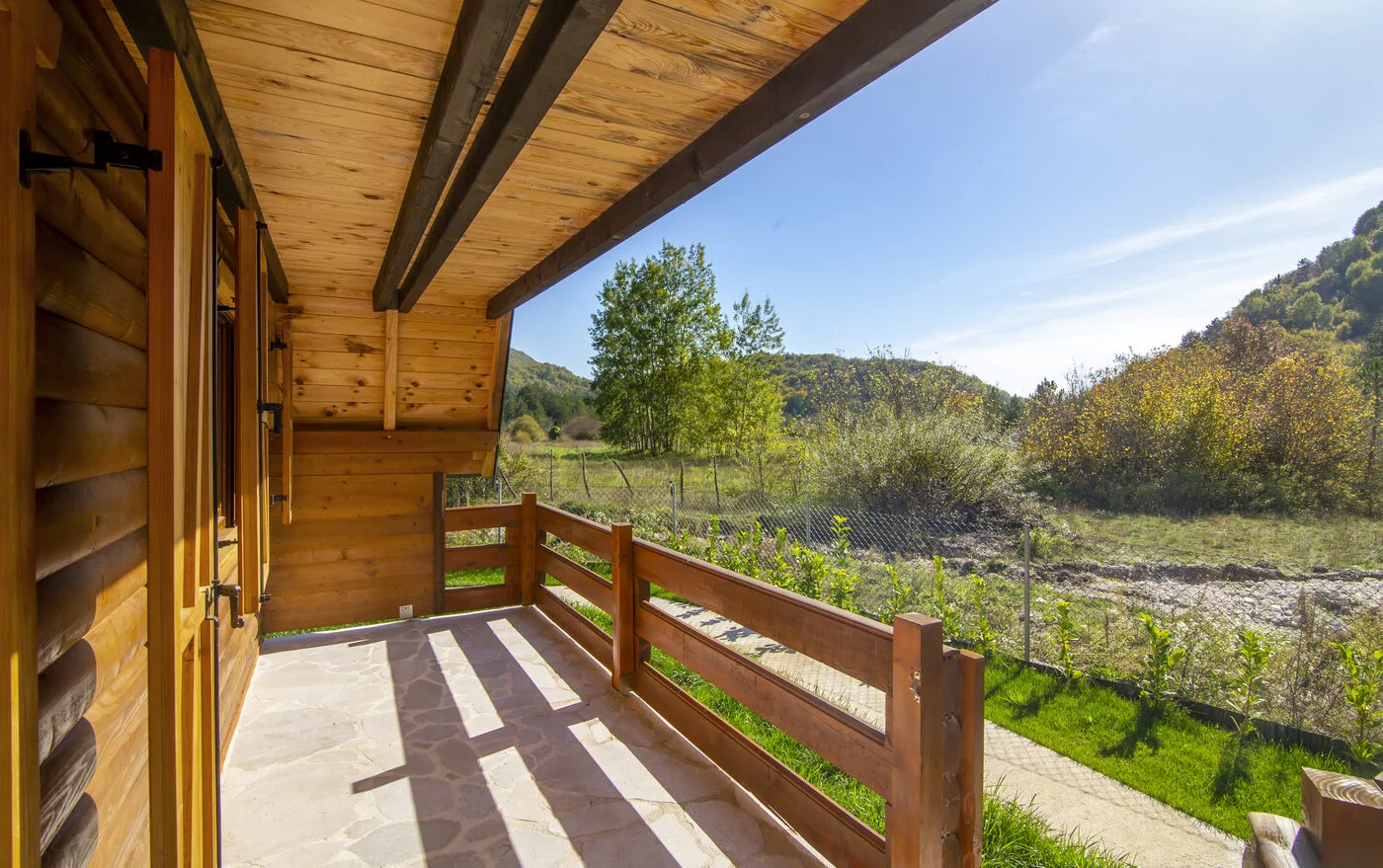 Wooden terrace at GrahovoHomes